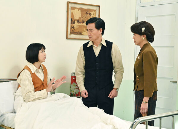 ▲《寶島西米樂 傳承》尹昭德與黃瑄，意外得知女兒懷孕。（圖／台視提供）