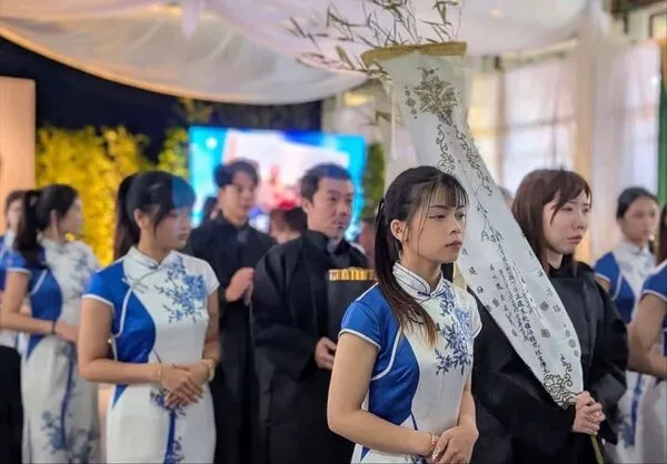 ▲▼前議員張瑞山告別式。（圖／翻攝張維倩臉書）