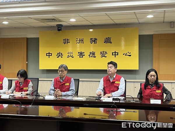 ▲▼非洲豬瘟中央災害應變中心11/1記者會。（圖／記者許敏溶攝）