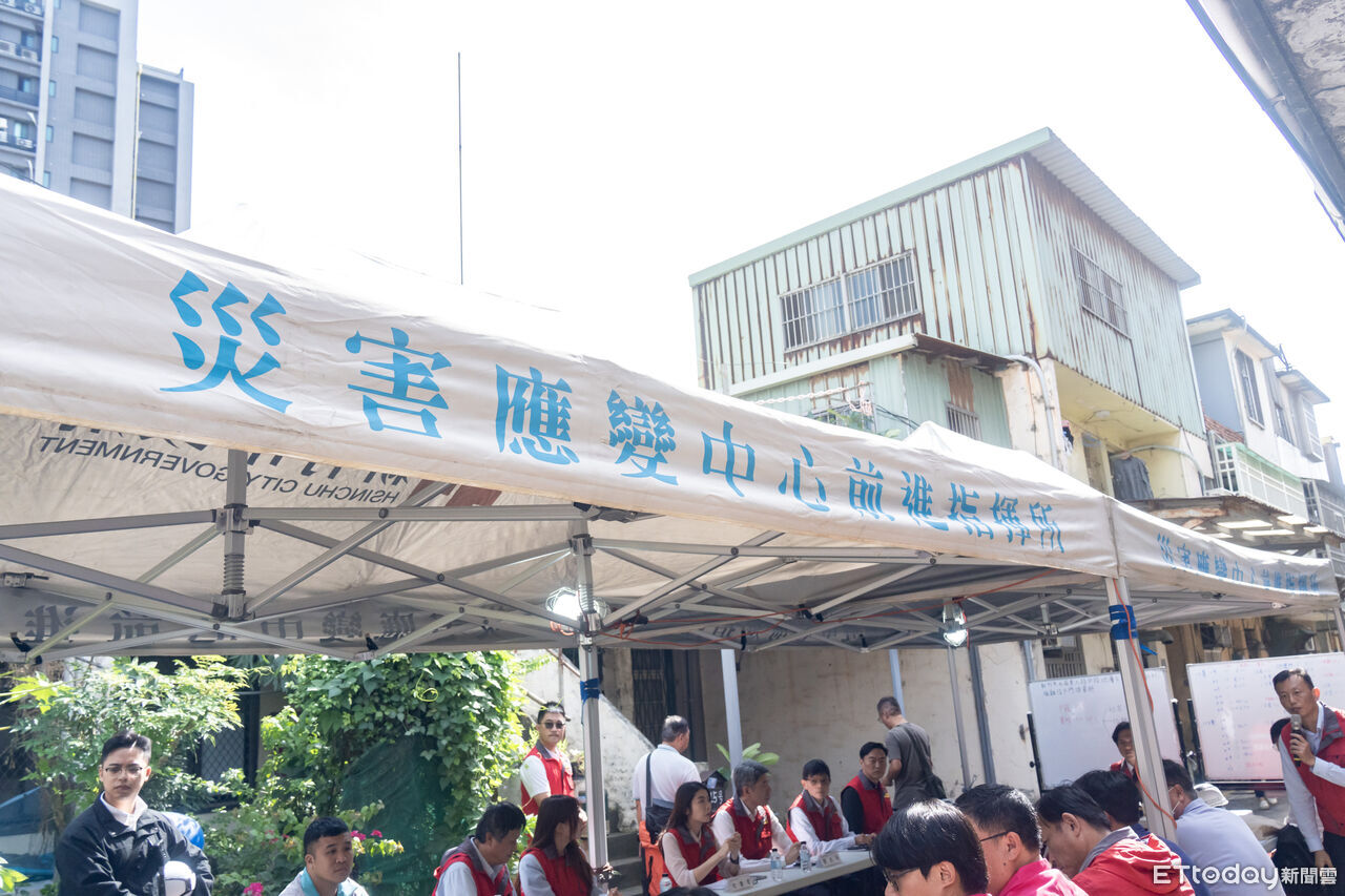 新竹東大路地層下陷！緊急撤離21戶安置旅館　24hrs嚴格監控