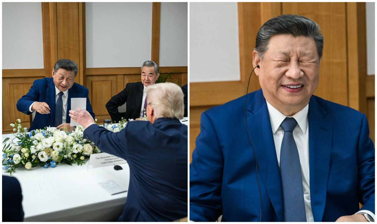 川普秀神祕小卡　習近平看了笑成「＞＜」！白宮新照掀熱議