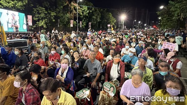 ▲▼林岱樺岡山造勢晚會。（圖／記者陳宏瑞攝）