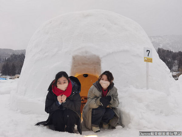 ▲▼長野景點推薦「飯山雪屋村」！雪季期間限定雪洞村餐廳狼煙火鍋。（圖／部落客DARREN提供）