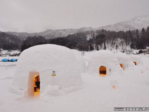 ▲▼長野景點推薦「飯山雪屋村」！雪季期間限定雪洞村餐廳狼煙火鍋。（圖／部落客DARREN提供）