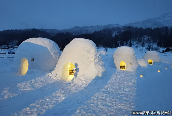 ▲▼長野景點推薦「飯山雪屋村」！雪季期間限定雪洞村餐廳狼煙火鍋。（圖／部落客DARREN提供）