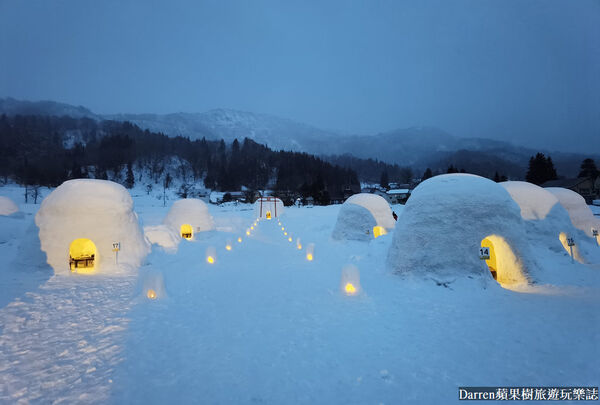 ▲▼長野景點推薦「飯山雪屋村」！雪季期間限定雪洞村餐廳狼煙火鍋。（圖／部落客DARREN提供）