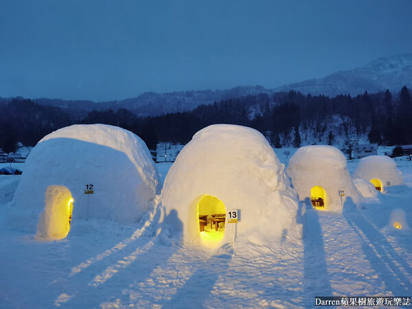 ▲▼長野景點推薦「飯山雪屋村」！雪季期間限定雪洞村餐廳狼煙火鍋。（圖／部落客DARREN提供）