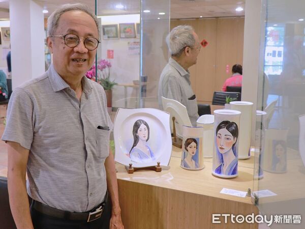 ▲▼平安~聖馬爾定醫院新訊［從聽診器到畫筆　宋茂林醫師「釉上彩瓷繪」傳遞生命熱情］   。（圖／聖馬爾定醫醫院提供）