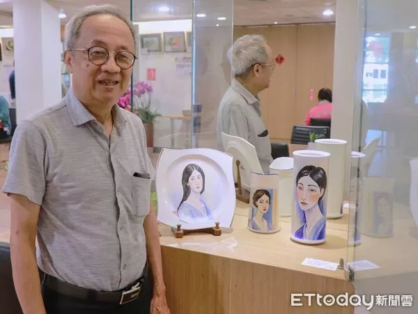 ▲▼平安~聖馬爾定醫院新訊［從聽診器到畫筆　宋茂林醫師「釉上彩瓷繪」傳遞生命熱情］   。（圖／聖馬爾定醫醫院提供）