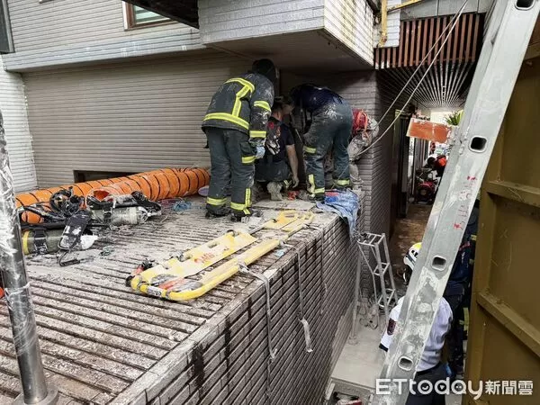 ▲▼北投溫泉池傳出意外，一對男女被發現倒臥池中命危。（圖／記者張君豪翻攝）