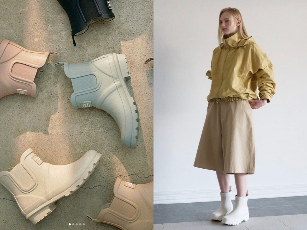 Crocs,HUNTER,Rockfish,雨鞋,鞋款,潮流,下雨,橡膠鞋。（圖／IG）