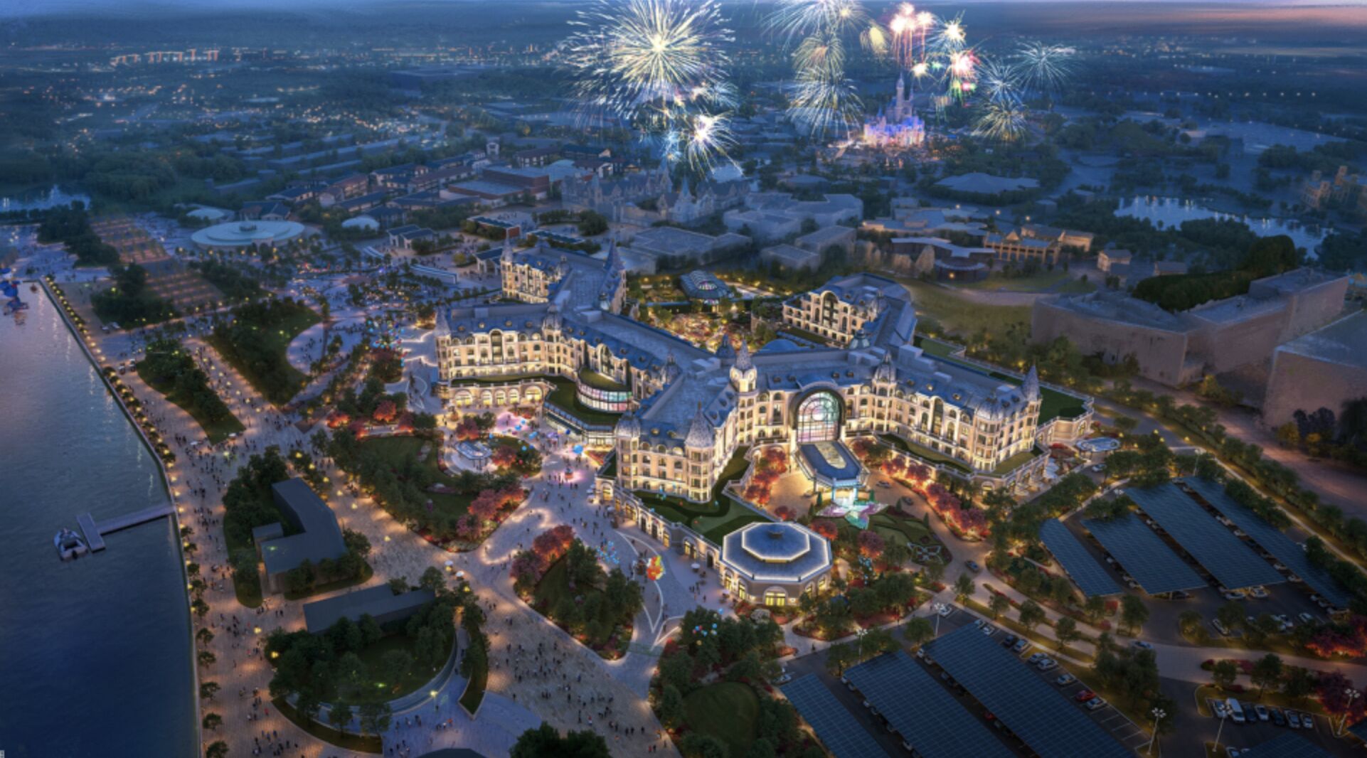 ▲上海迪士尼距離入口處最近的第四座酒店。（示意圖／翻攝澎湃新聞）