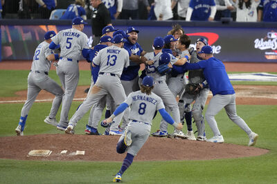 道奇奪MLB世界大賽冠軍　球員每人獎金估近1500萬元