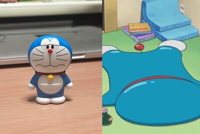 日百元商店出現「扁平哆啦A夢」爆紅！網笑翻：22世紀也省成本