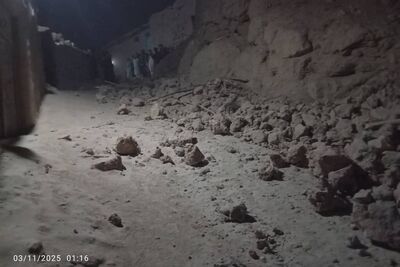 阿富汗6.3強震畫面曝　至少7死150傷！著名「藍色清真寺」受損　　