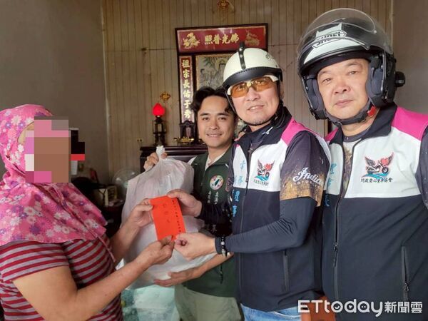 ▲「愛心重車」齊聚集集，傳遞暖心力量。（圖／記者高堂堯翻攝）