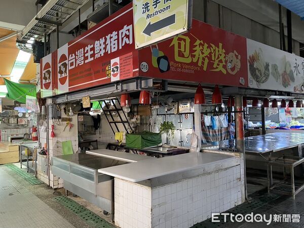 ▲台南市政府啟動非洲豬瘟禁宰禁運期間攤商補助，每攤最高可領3萬元，協助豬肉攤減輕損失。（記者林東良翻攝，下同）
