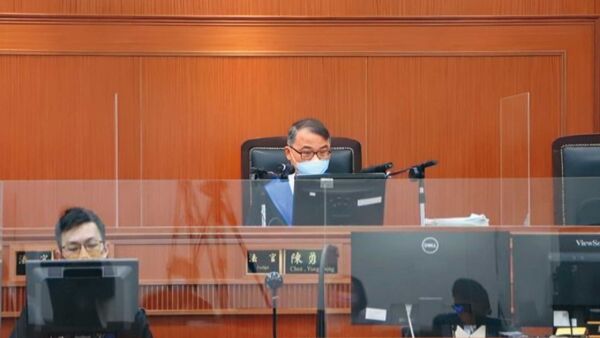 鍾文智案承審法官陳勇松（圖）遭評鑑及彈劾，正由懲戒法院審理是否撤職。（台灣高等法院提供）