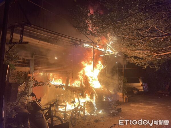 ▲台中烏日火警。（圖／記者游瓊華翻攝）