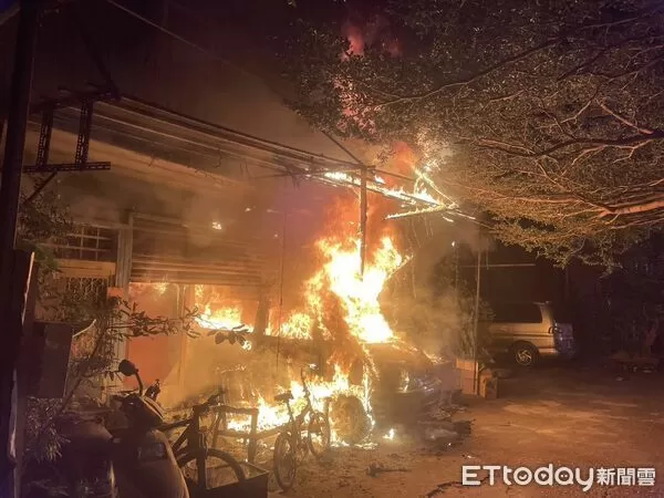 ▲台中烏日火警。（圖／記者游瓊華翻攝）