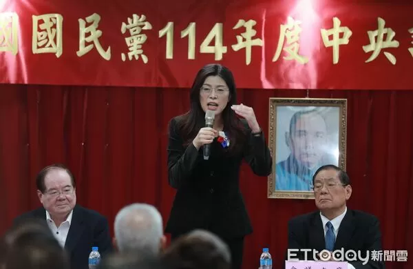 ▲▼中國國民黨114年度中央評議委員會議-鄭麗文。（圖／記者周宸亘攝）