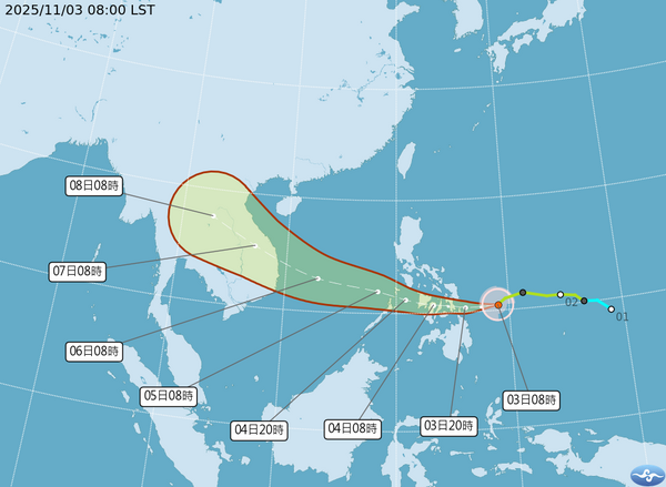 ▲▼             。（圖／氣象署提供）