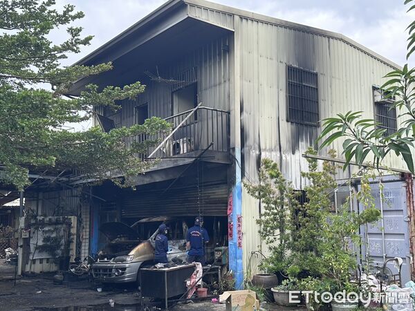 ▲▼             台中烏日惡火，許姓租客縱火害母女1死1重傷。（圖／記者白珈陽攝，下同）