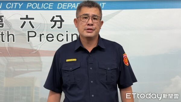 ▲南區永成路三段清晨發生自小客車連撞車禍，杜姓女騎士受傷送醫，肇事駕駛事後投案。（圖／記者林東良翻攝，下同）