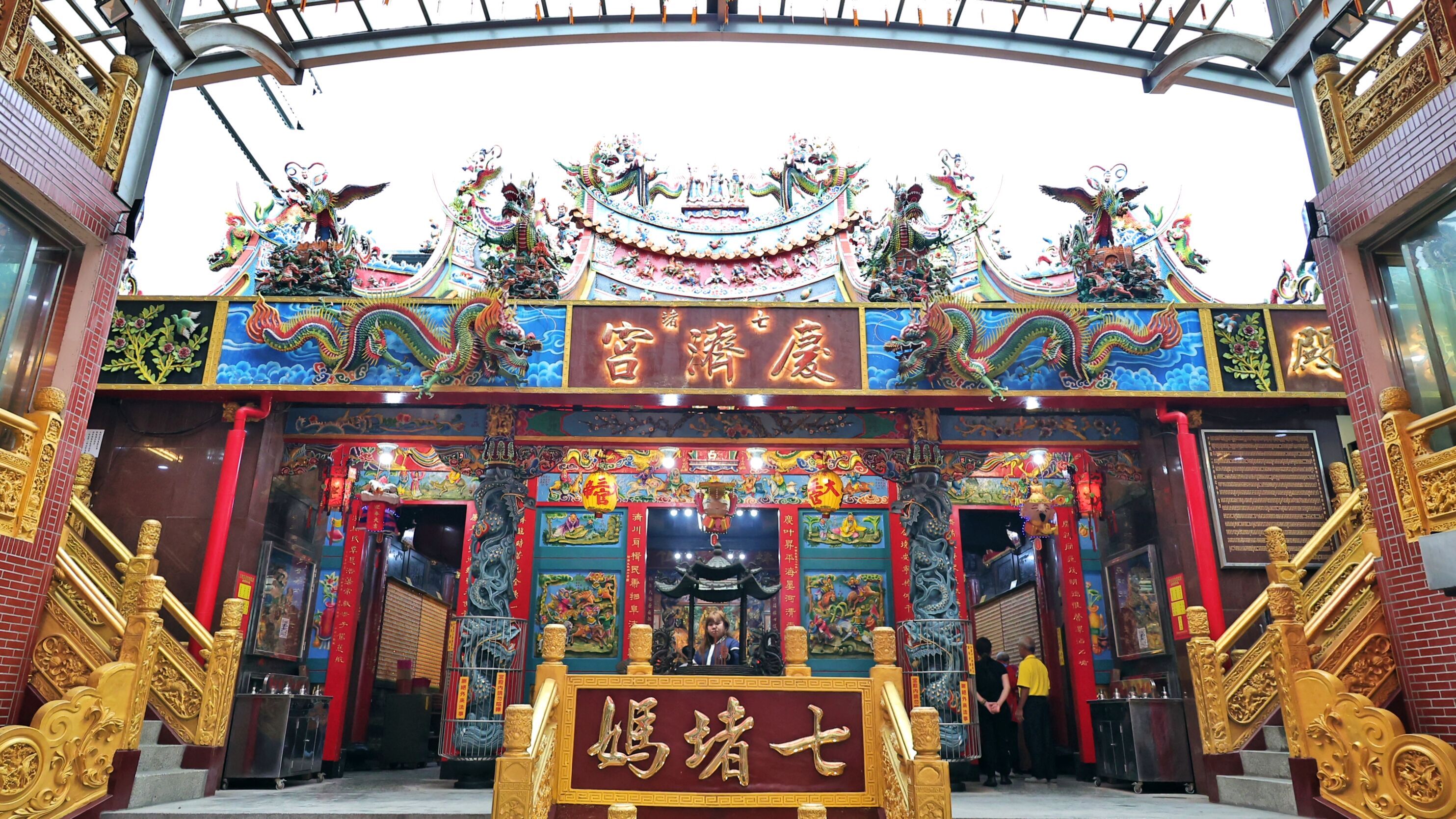 ▲台北指南宮赴基隆慶濟宮交流。（圖／記者郭世賢翻攝）