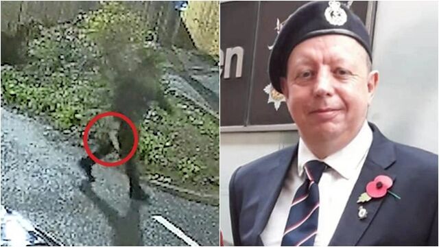 ▲▼英火車刺人案「凶嫌持刀畫面曝光」　駕駛員機警1舉救了乘客性命。（圖／翻攝Ｘ、臉書）