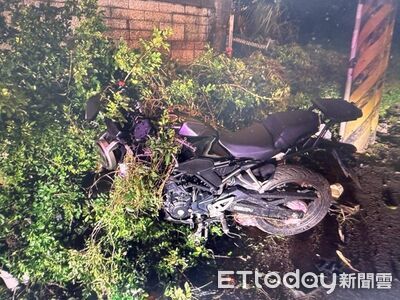 桃園蘆竹重機騎士過彎自摔！雙腿被壓頭部出血　送醫不治