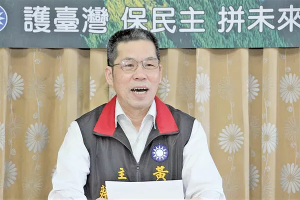 ▲國民黨桃園市黨部主委蔡忠誠接任