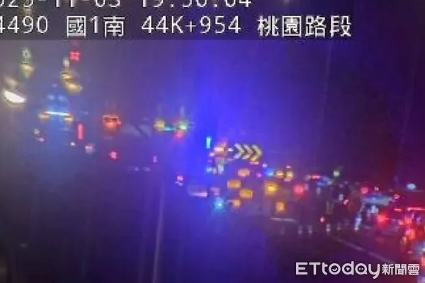 ▲▼國道五楊高價連環車禍。（圖／記者楊熾興翻攝）