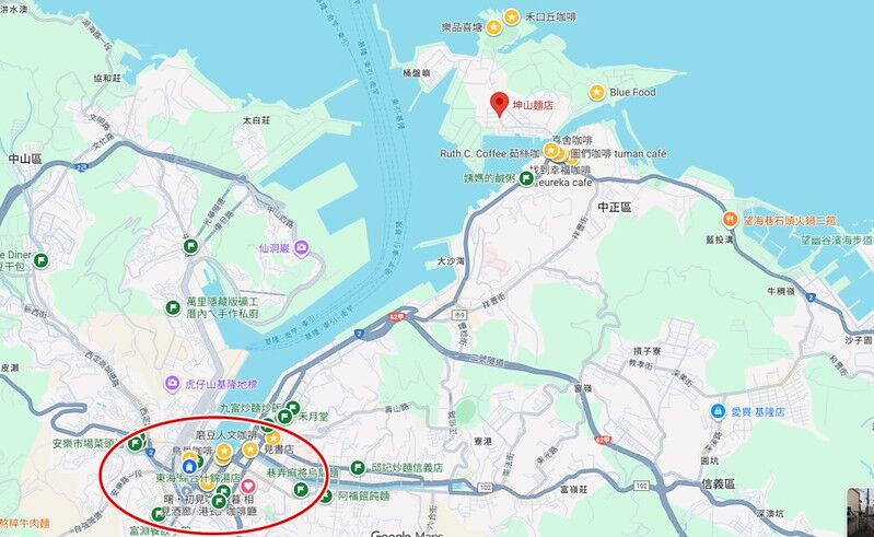 ▲▼坤山麵店。（圖／部落客小虎食夢網授權提供）