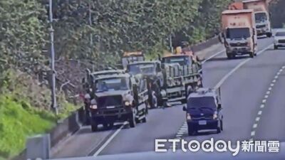 快訊／國3新竹段「軍卡撞軍卡」　駕駛兵車距太近變「卡車」