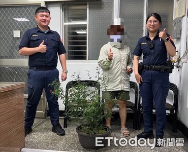 一盆薔薇的溫暖故事　美和警助婦找回心愛花盆