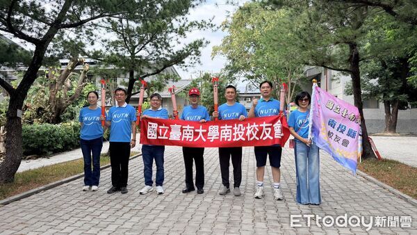 ▲南大127週年校慶聖火傳抵南投。（圖／記者高堂堯翻攝，下同）