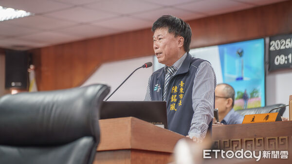 ▲台東市長陳銘風4日發表最新施政成果報告。（圖／記者楊晨東翻攝）