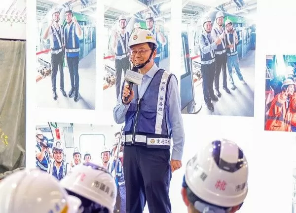 ▲桃園捷運綠線列車北段五站動態測試