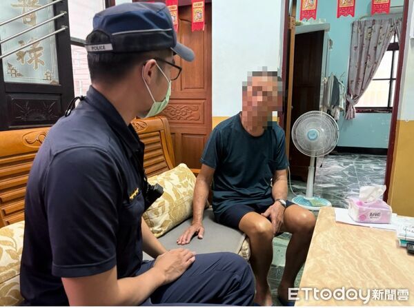 ▲內埔警方提醒陳姓老翁不要被騙。（圖／記者陳崑福翻攝）