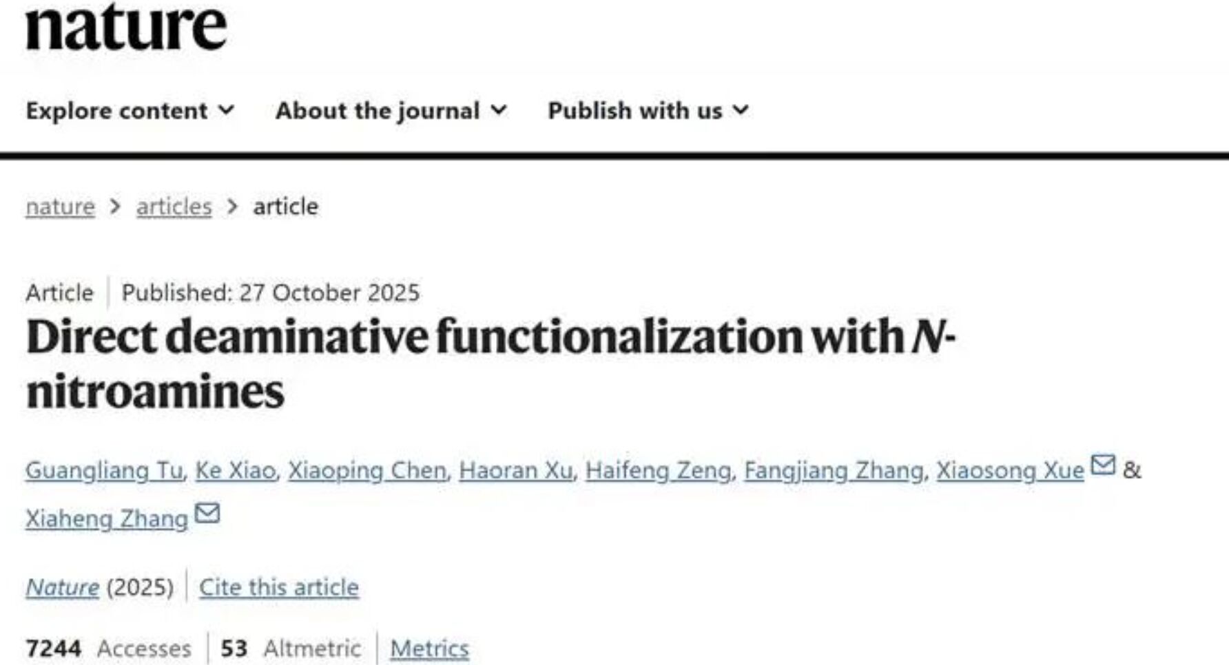 ▲大陸杭高院化材學院研究員張夏衡團隊突破性研究登上自然期刊。（圖／翻攝澎湃新聞）