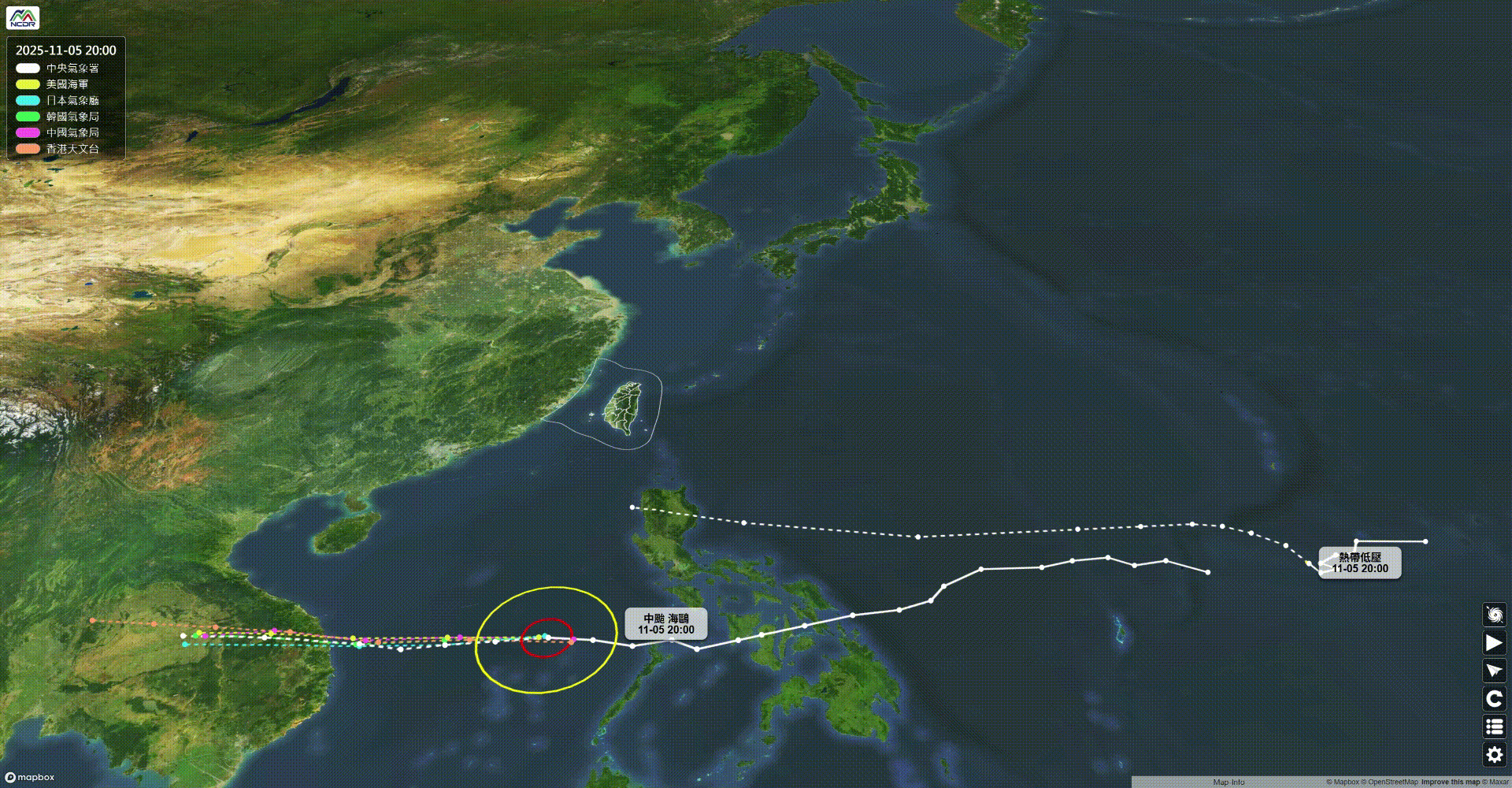 ▲▼準鳳凰颱風。（圖／NCDR、翻攝tropicaltidbits）