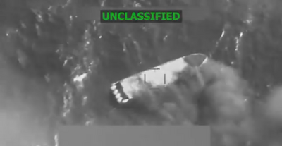 美軍又開轟!炸毀「運毒船」2死 18秒畫面曝光
