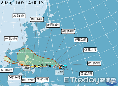 準鳳凰颱風不排除登陸台灣 恐與東北季風產生共伴效應