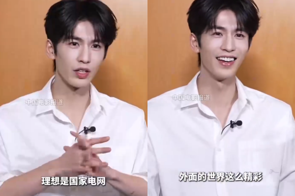 ▲張凌赫曾經的夢想是進入國家電網工作。（圖／翻攝自微博）