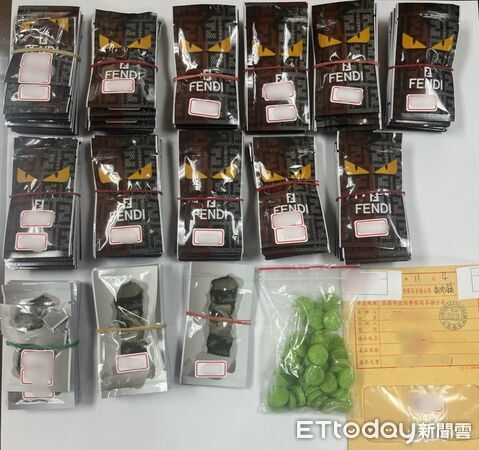 ▲▼曹姓男子駕車拒檢又逃逸，遭警方攔截搜毒品571公克。（圖／記者吳世龍攝）