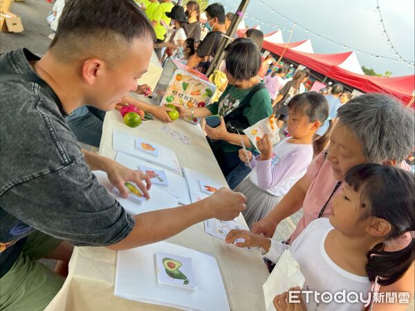 ▲▼   竹崎地區農會以遊戲闖關推廣有機友善，寓教於樂傳遞永續理念    。（圖／竹崎農會提供）