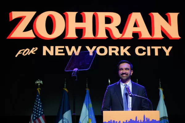 ▲曼達尼將於明年1月1日就任紐約市長。（圖／達志影像／美聯社）