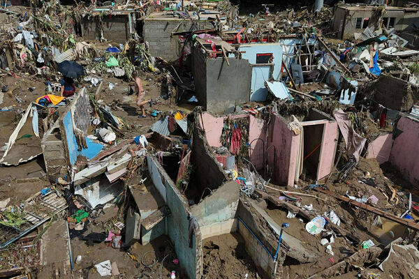 ▲▼ 菲律賓遭海鷗颱風（Kalmaegi）重創。（圖／達志影像／美聯社）