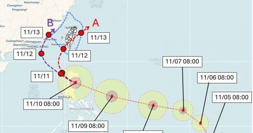準鳳凰將挑戰強颱!專家曝「北轉1路線」最危險:全台都有感